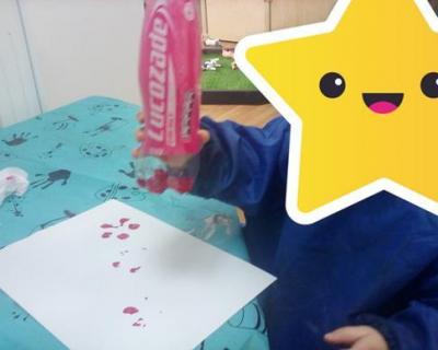 finger-painting